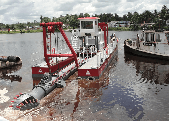 3500m3 h cutter suction dredger ship